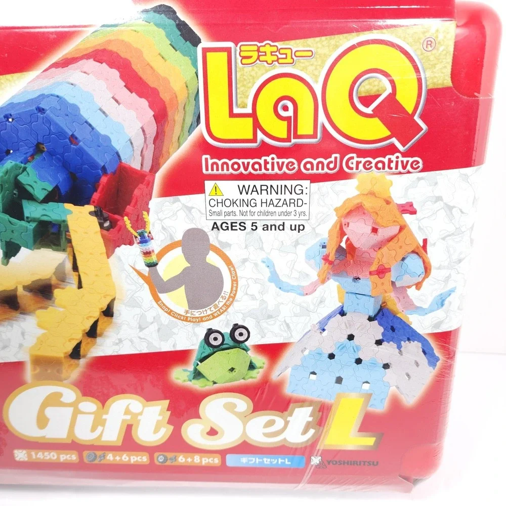 LaQ  Educational Block Toy Innovative & Creative Gift Set L, 2010, 1474pcs New‎